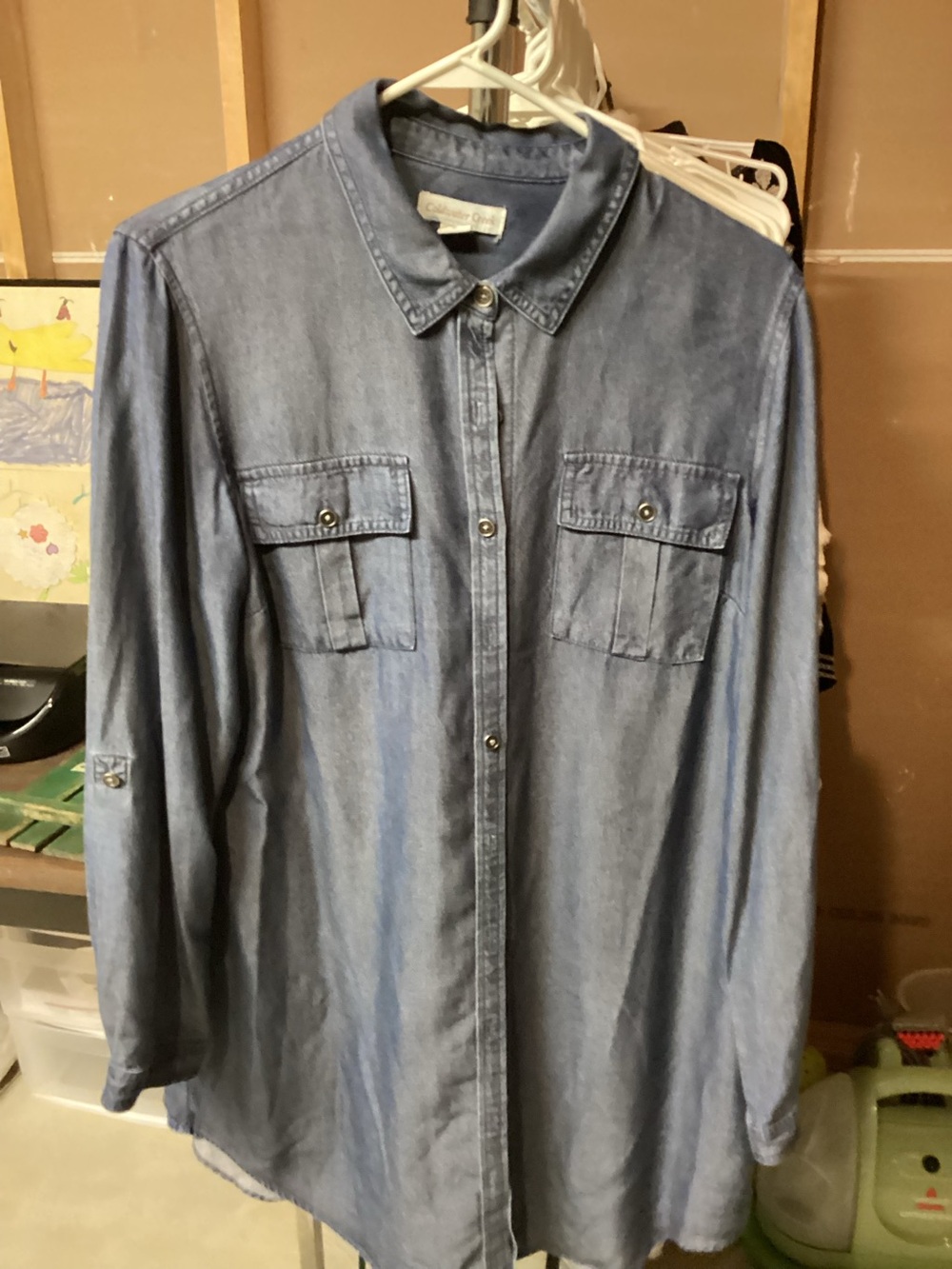 Coldwater Creek denim dress, size medium.